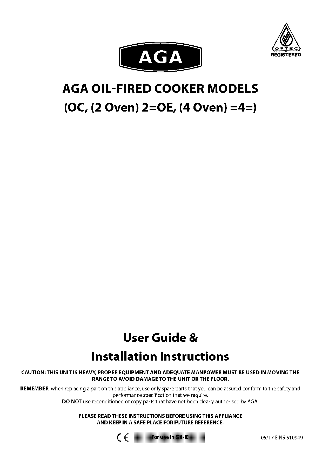 aga control box instructions