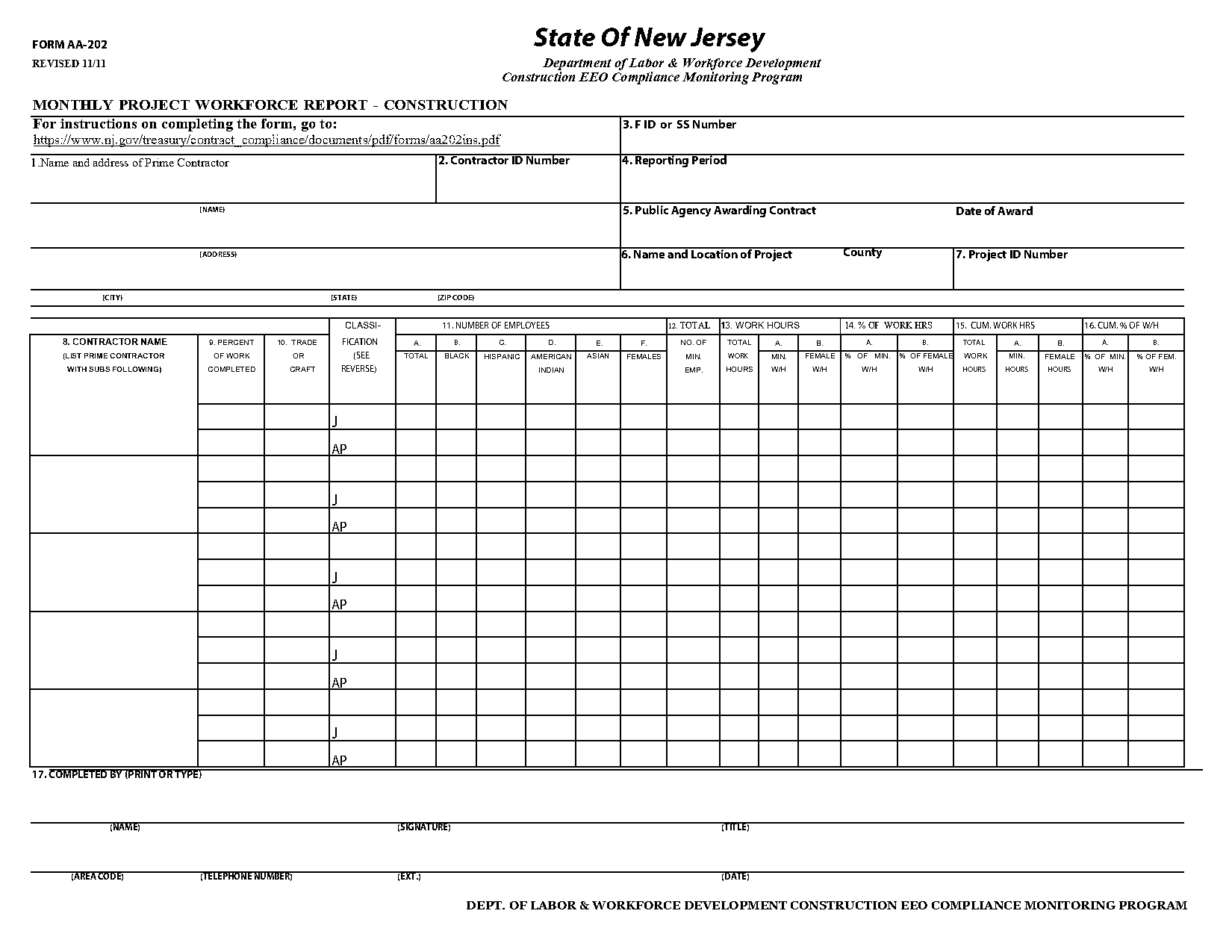 monthly project report te