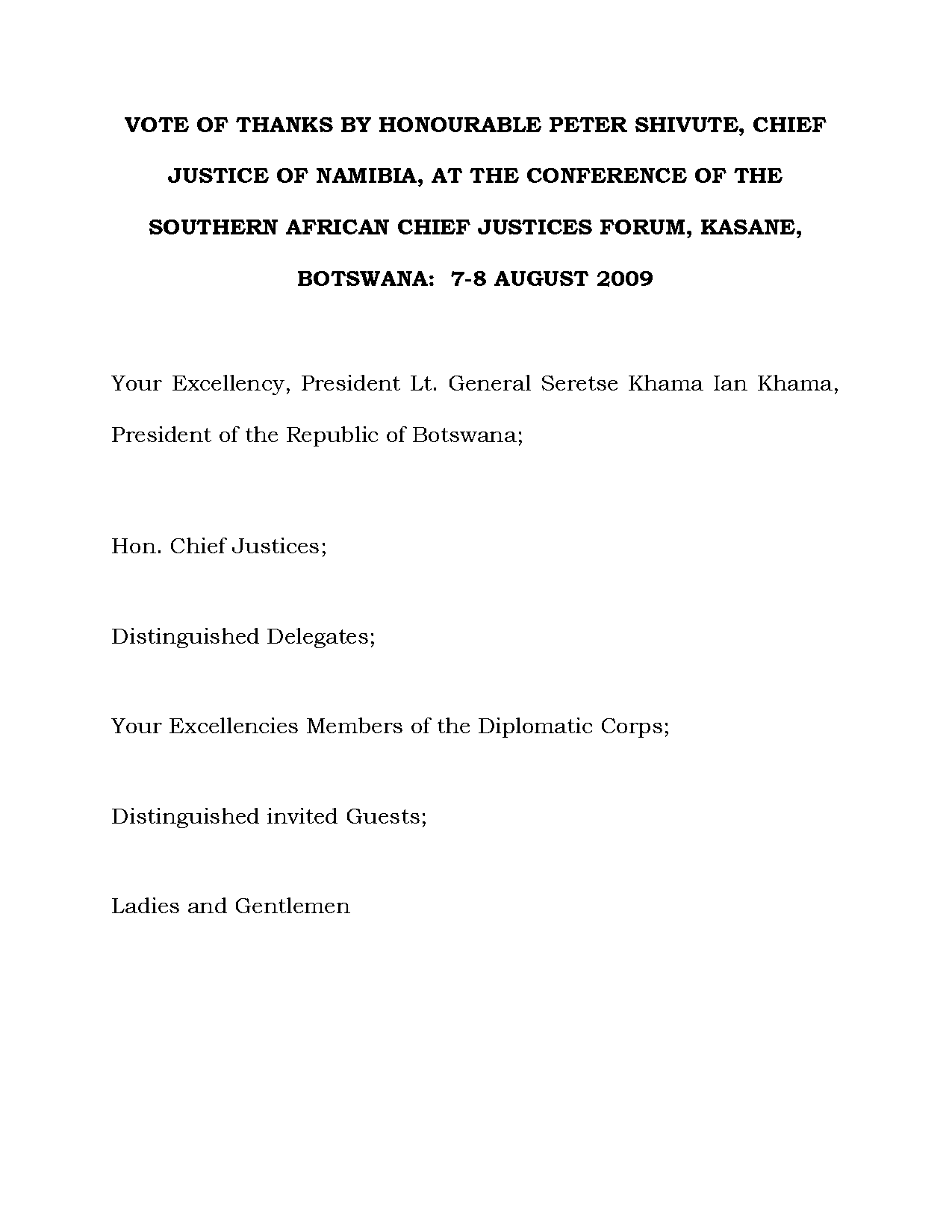 best vote of thanks speech in english pdf