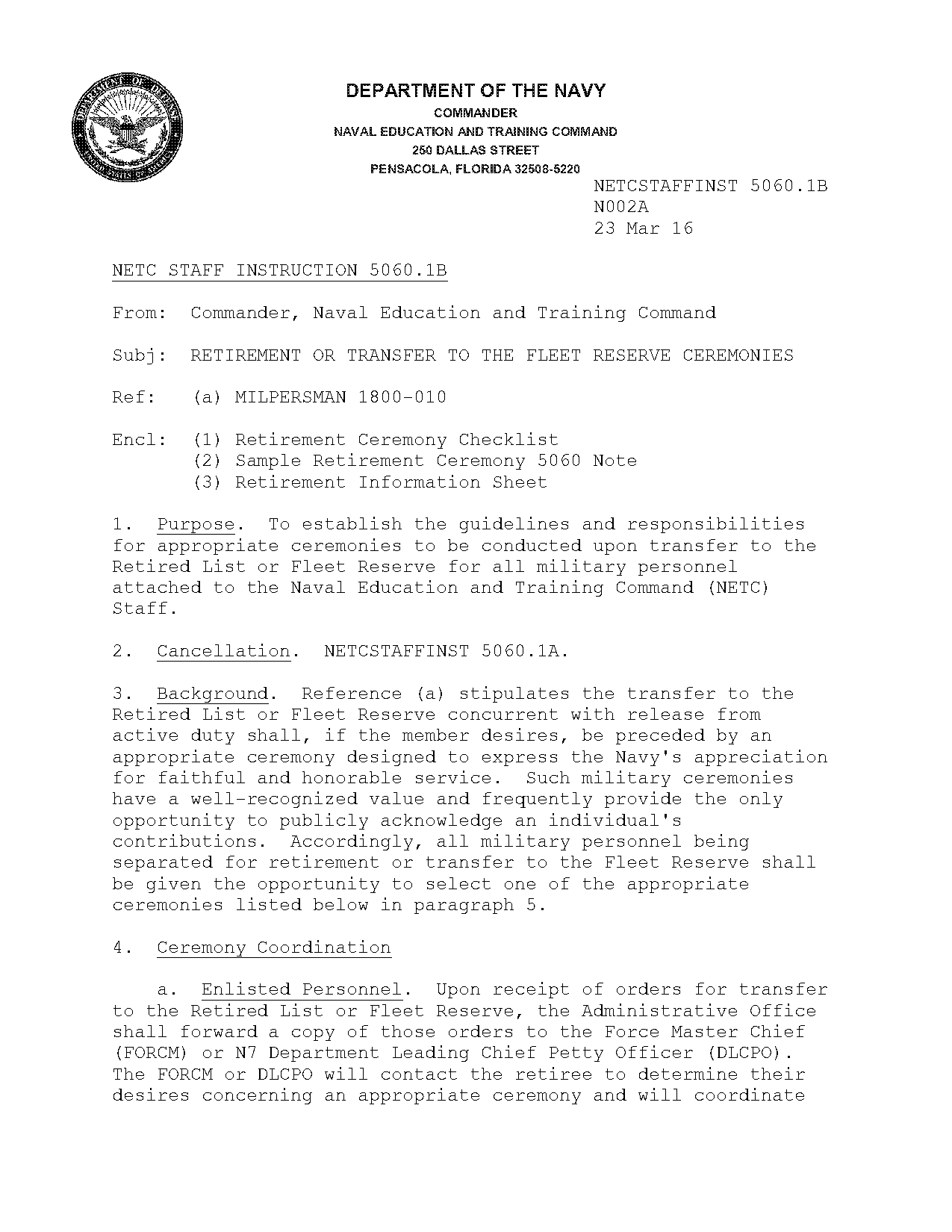 navy reserve retirement request letter