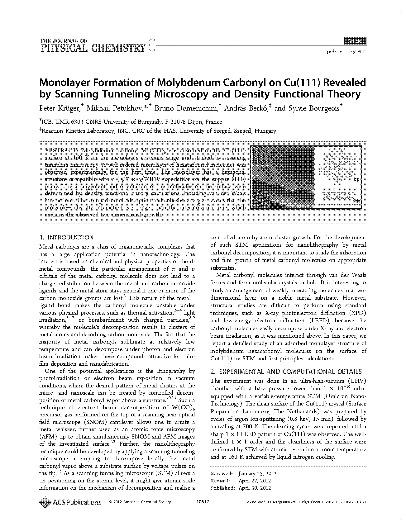 physical properties of metal carbonyls