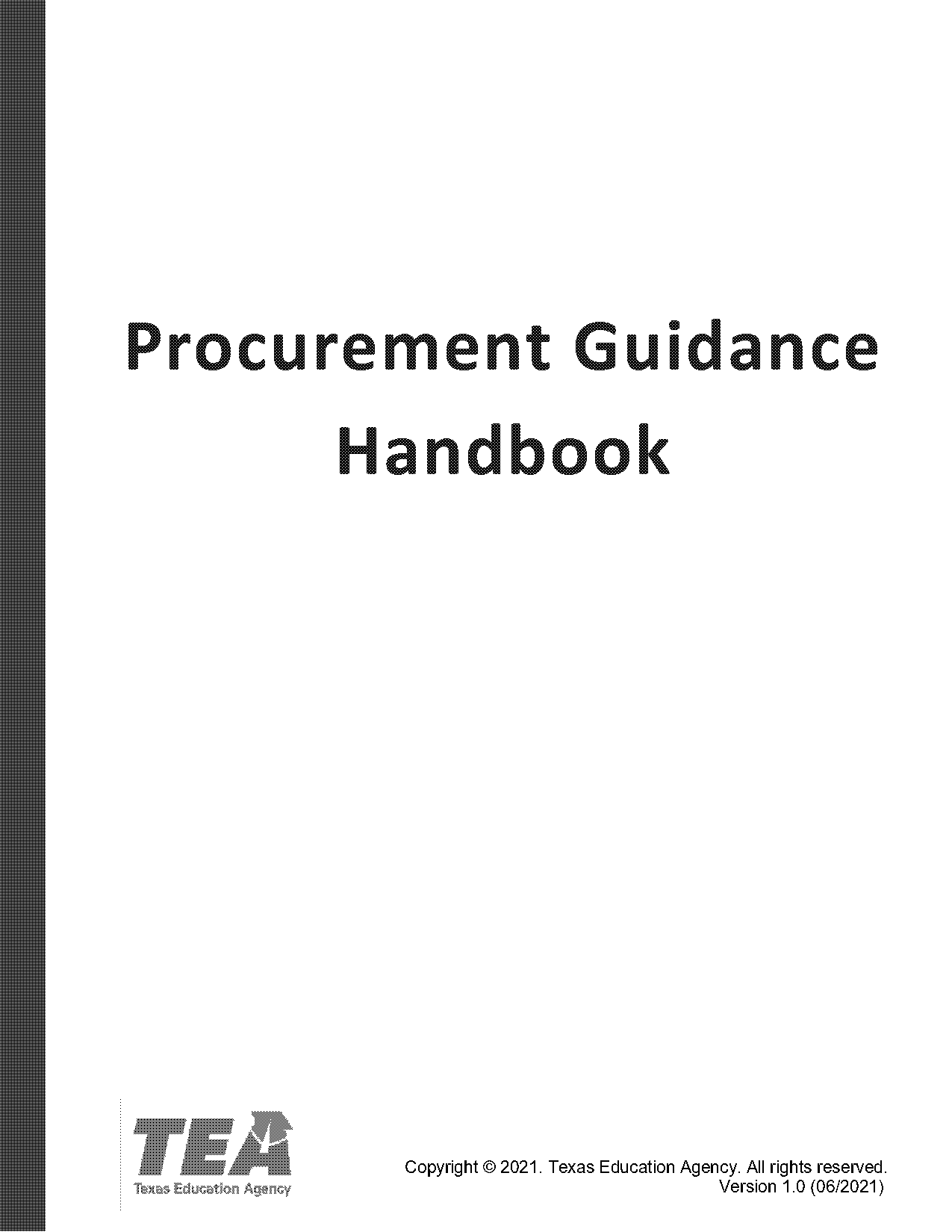 public procurement handbook pdf