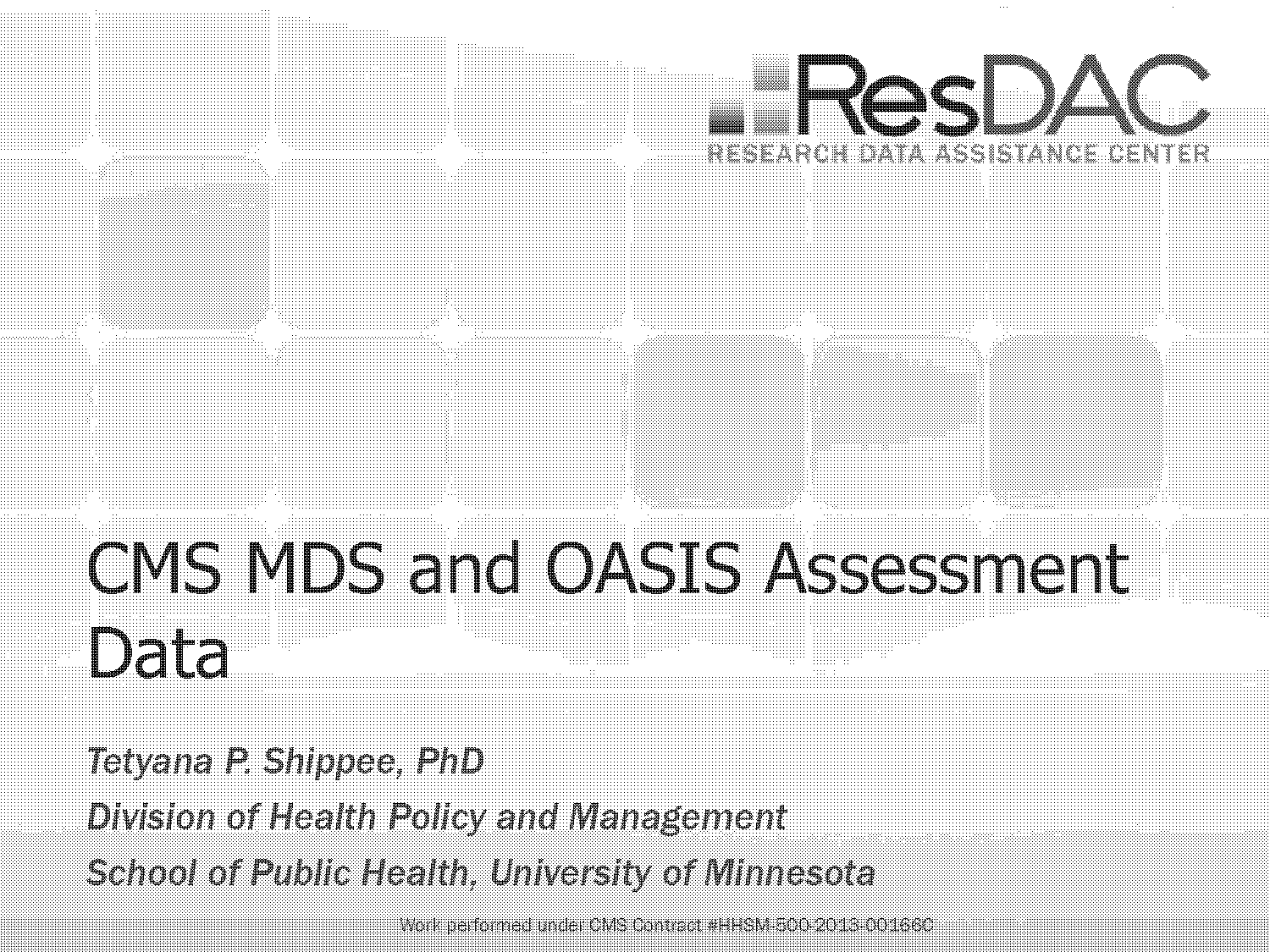 sample oasis assessment form