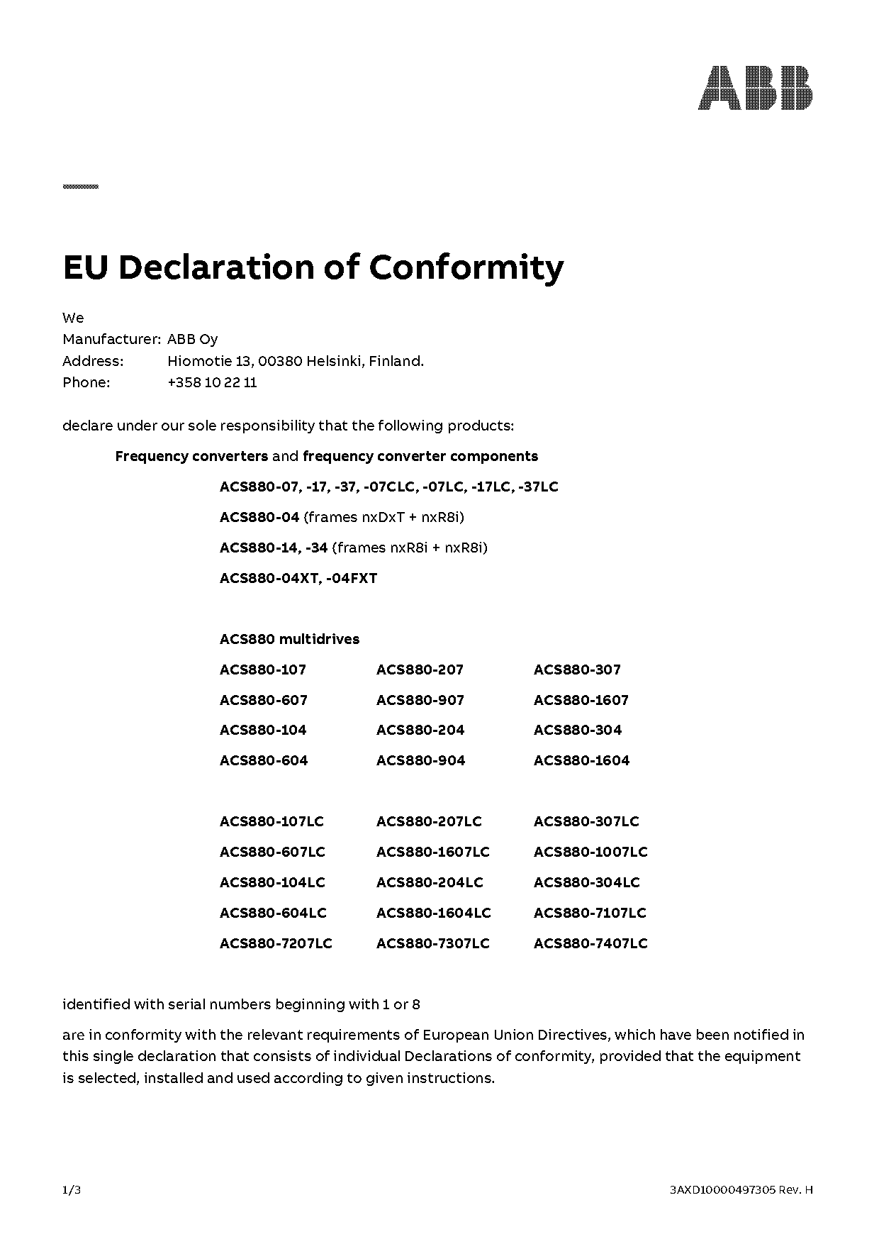 eu declaration of conformity certificate