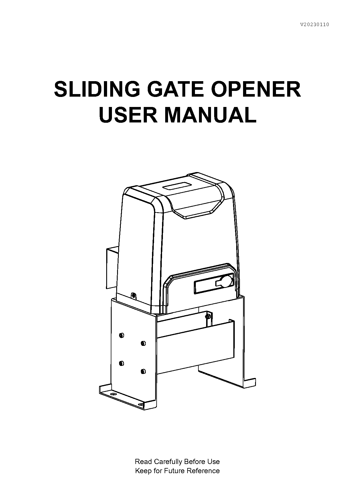 co z gate opener manual pdf