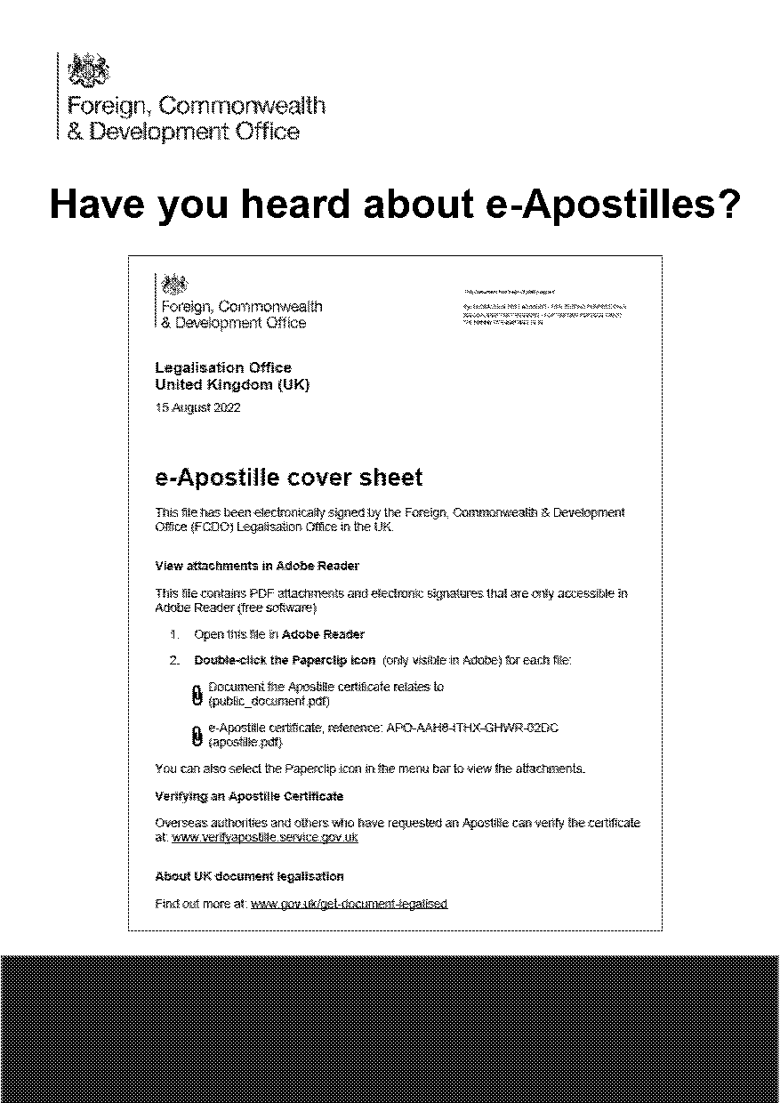 how to get a document apostille uk