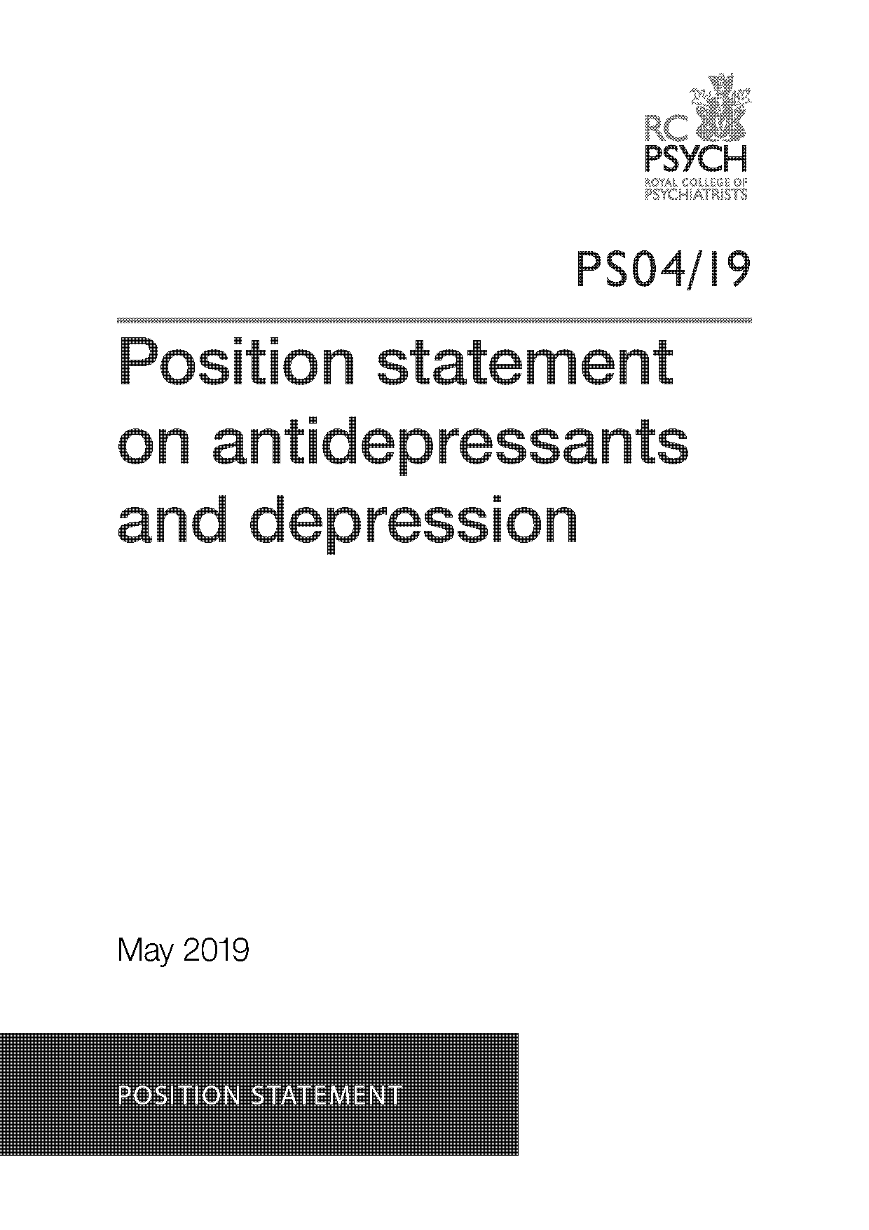 effects of long term antidepressant use