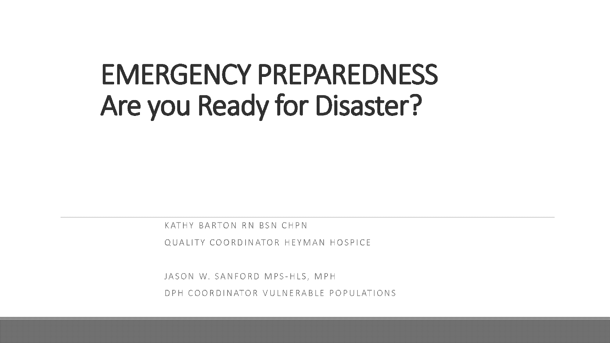 emergency response plan for power outage muscogee county