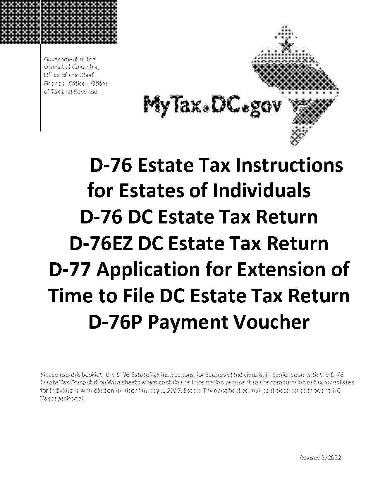 united state estate tax return publication or instructions