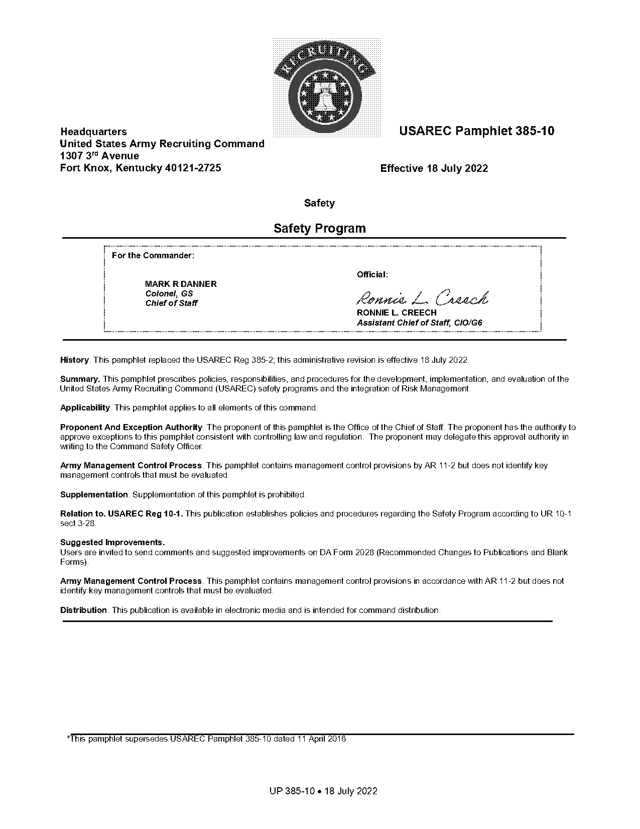 army certificate of achievement form