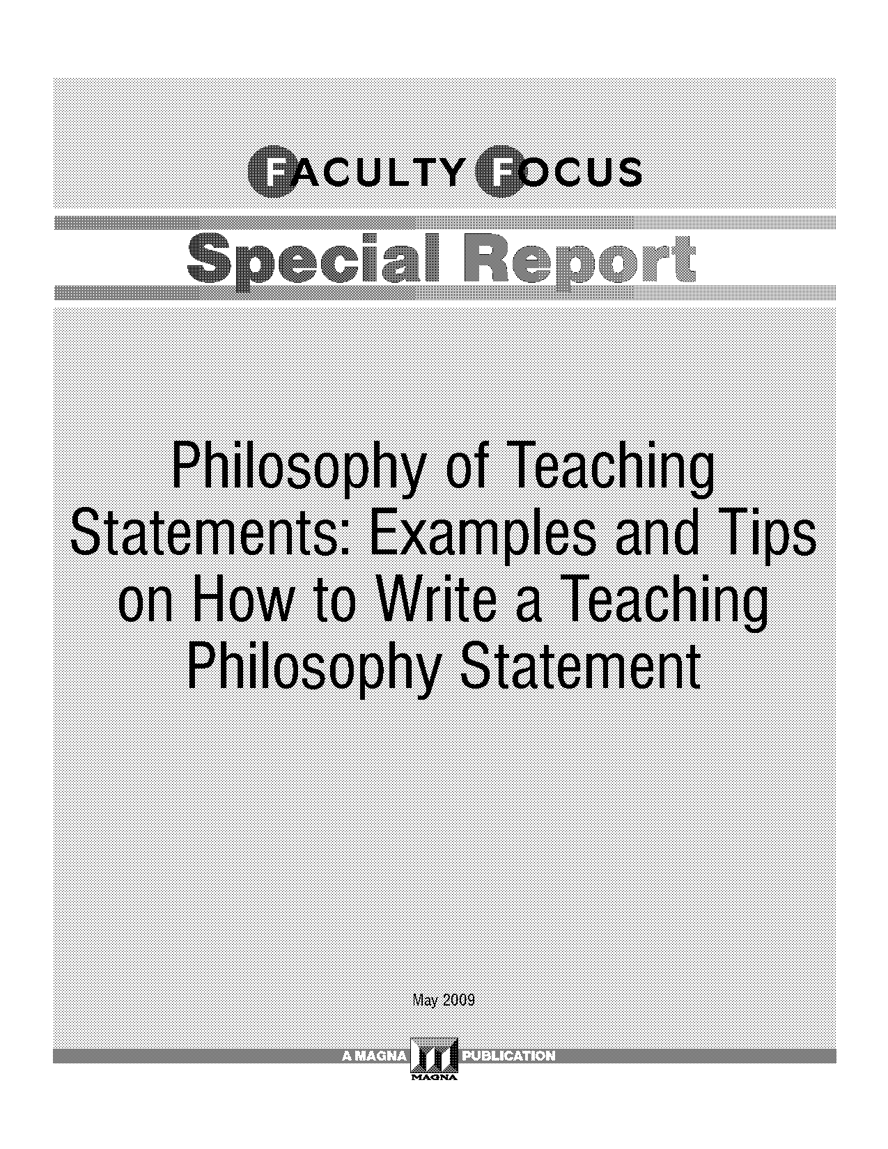 examples of personal higher educational philosophy statements