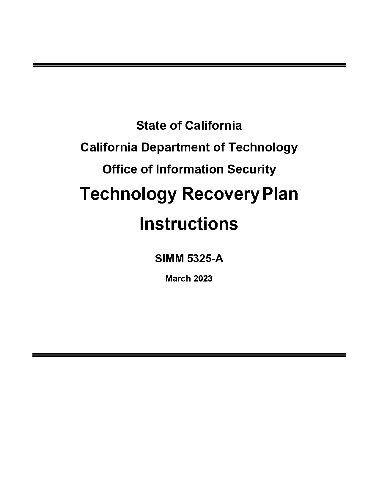 disaster and recovery plan information technology template