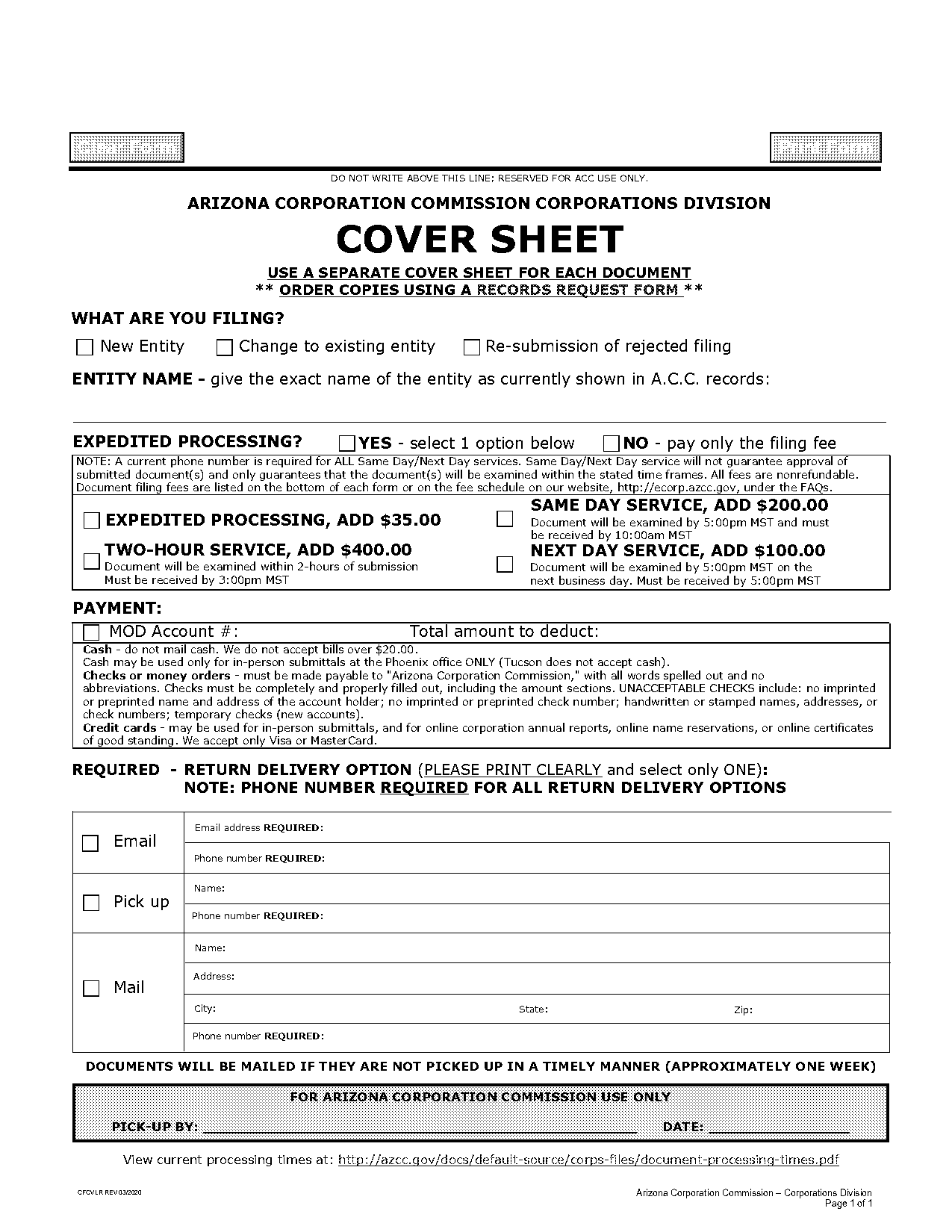 pdf printable fax cover sheets template