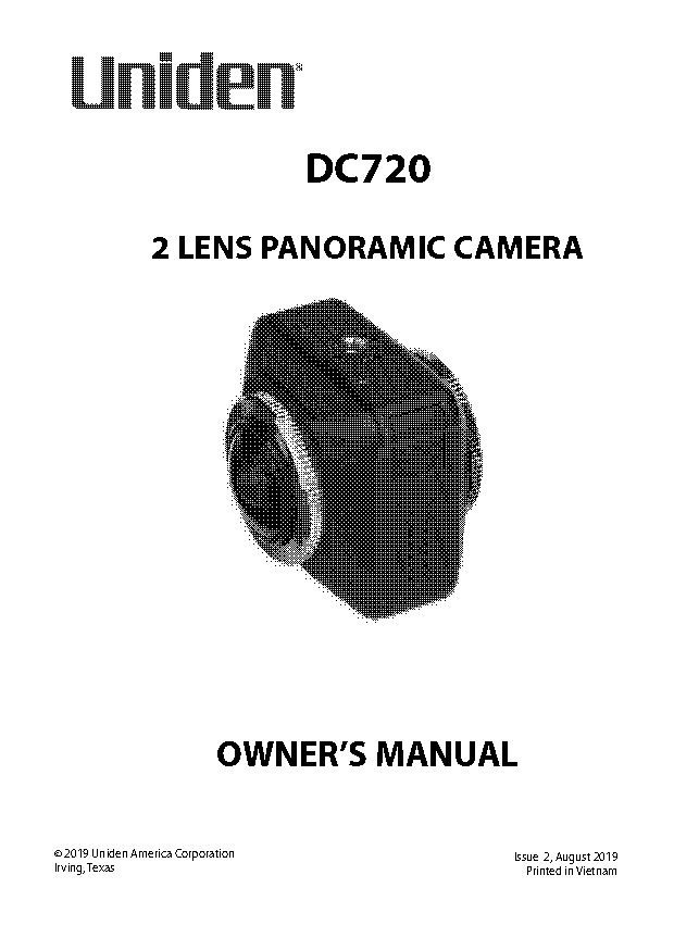 uniden dash camera manual