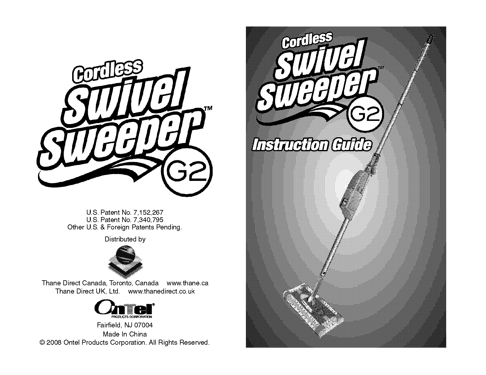 swivel sweeper charging instructions