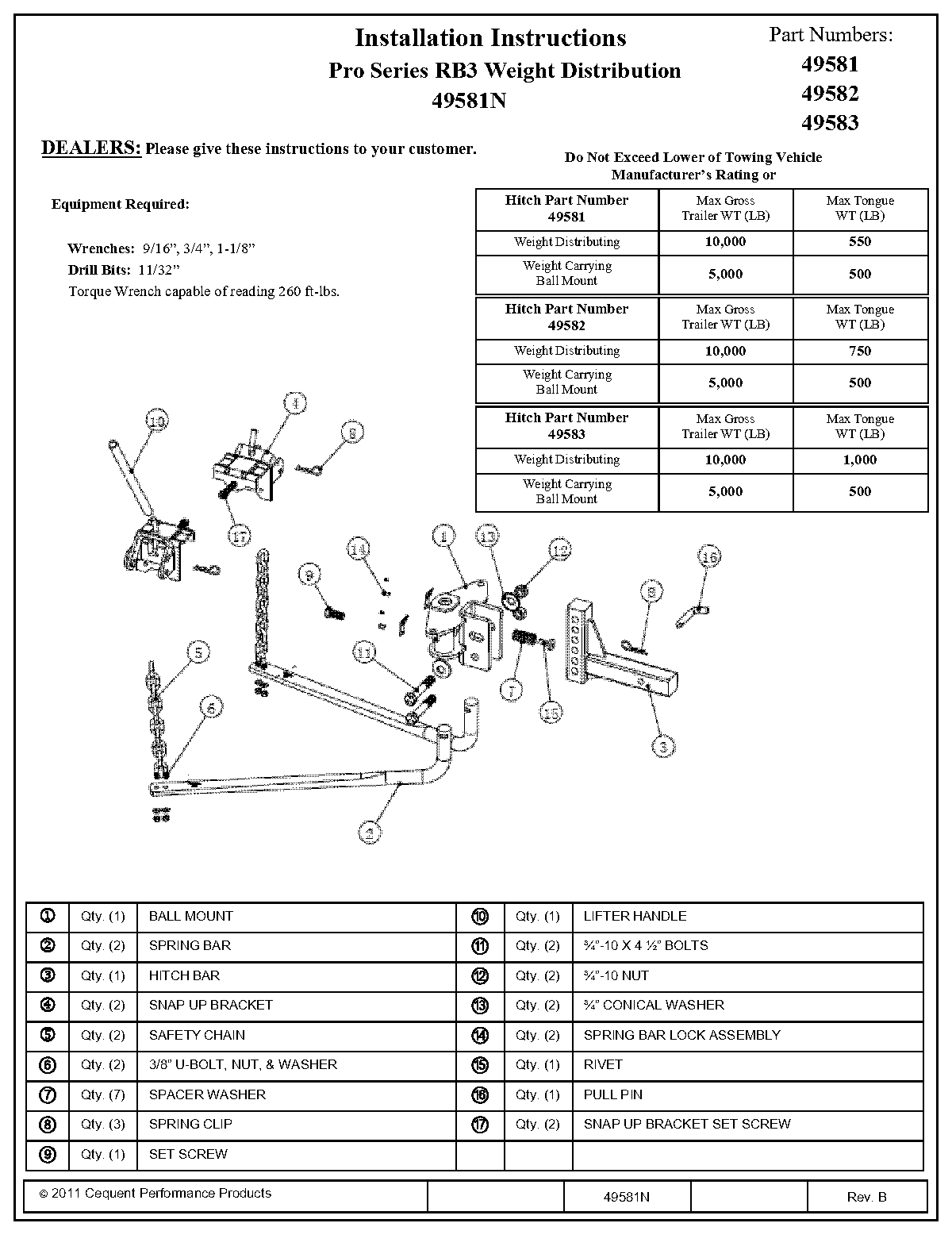 draw tite trailer hitch installation instructions