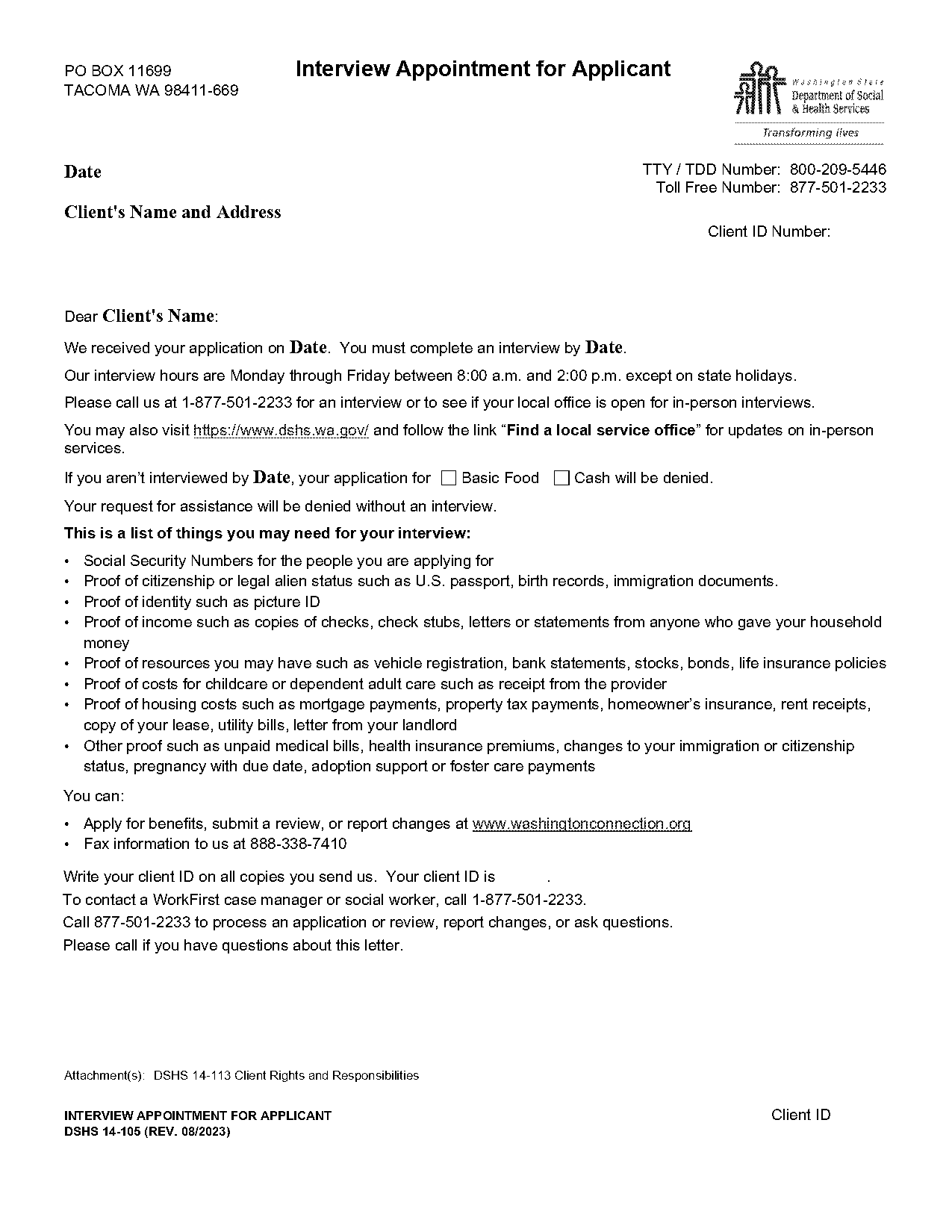 interview request but i am out of state