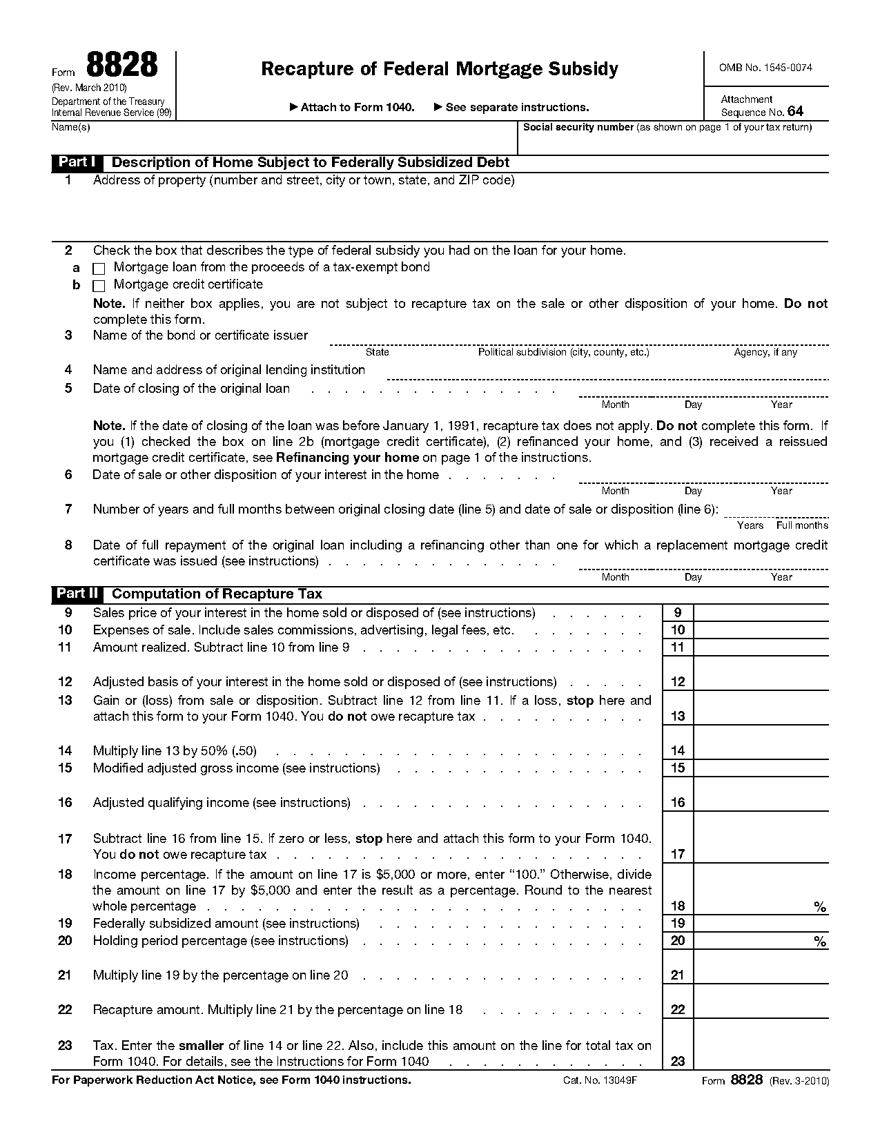 home loan subsidy form download