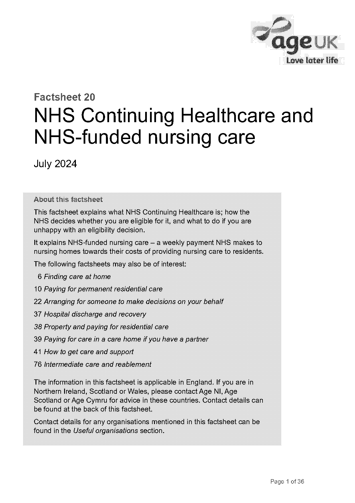 nhs continuing care guidance