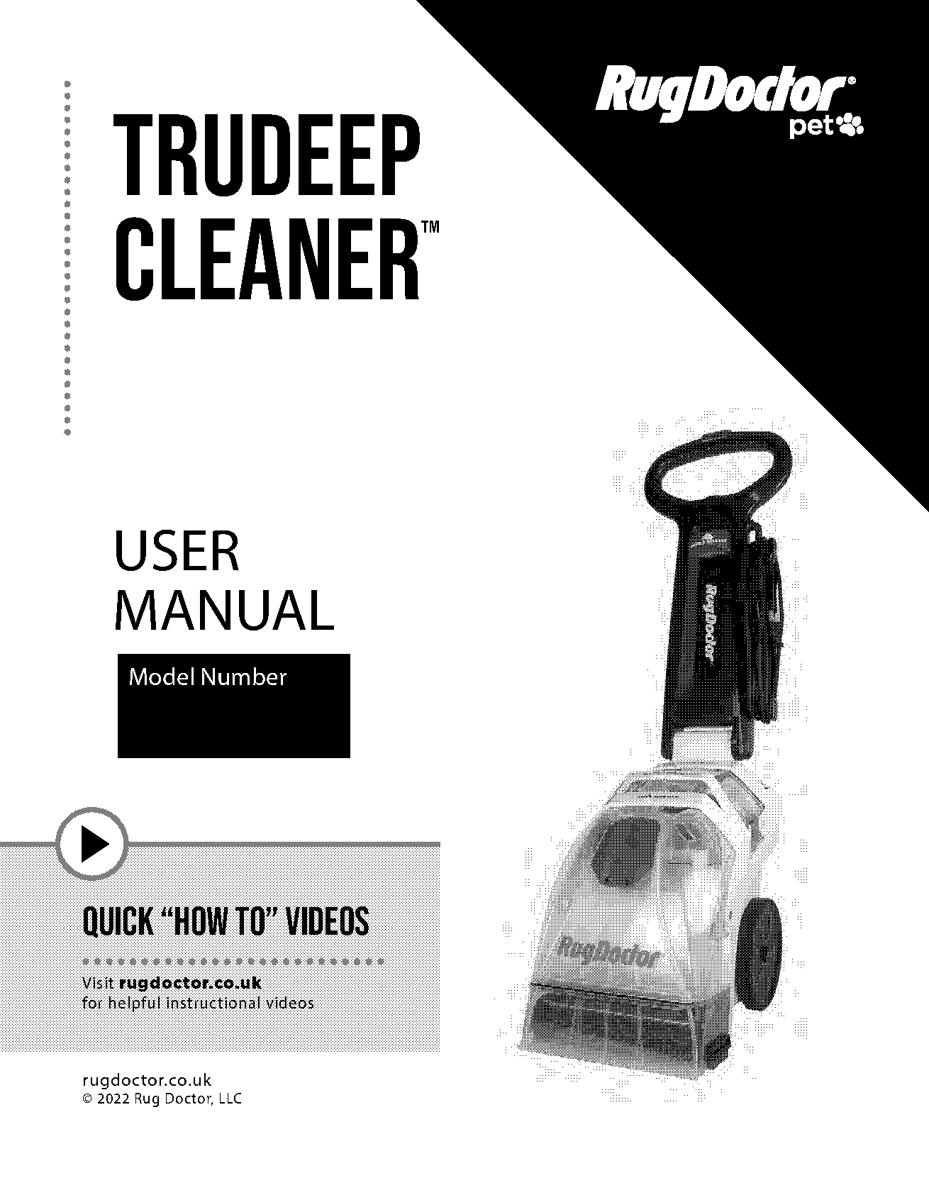 rug doctor deep carpet cleaner manual