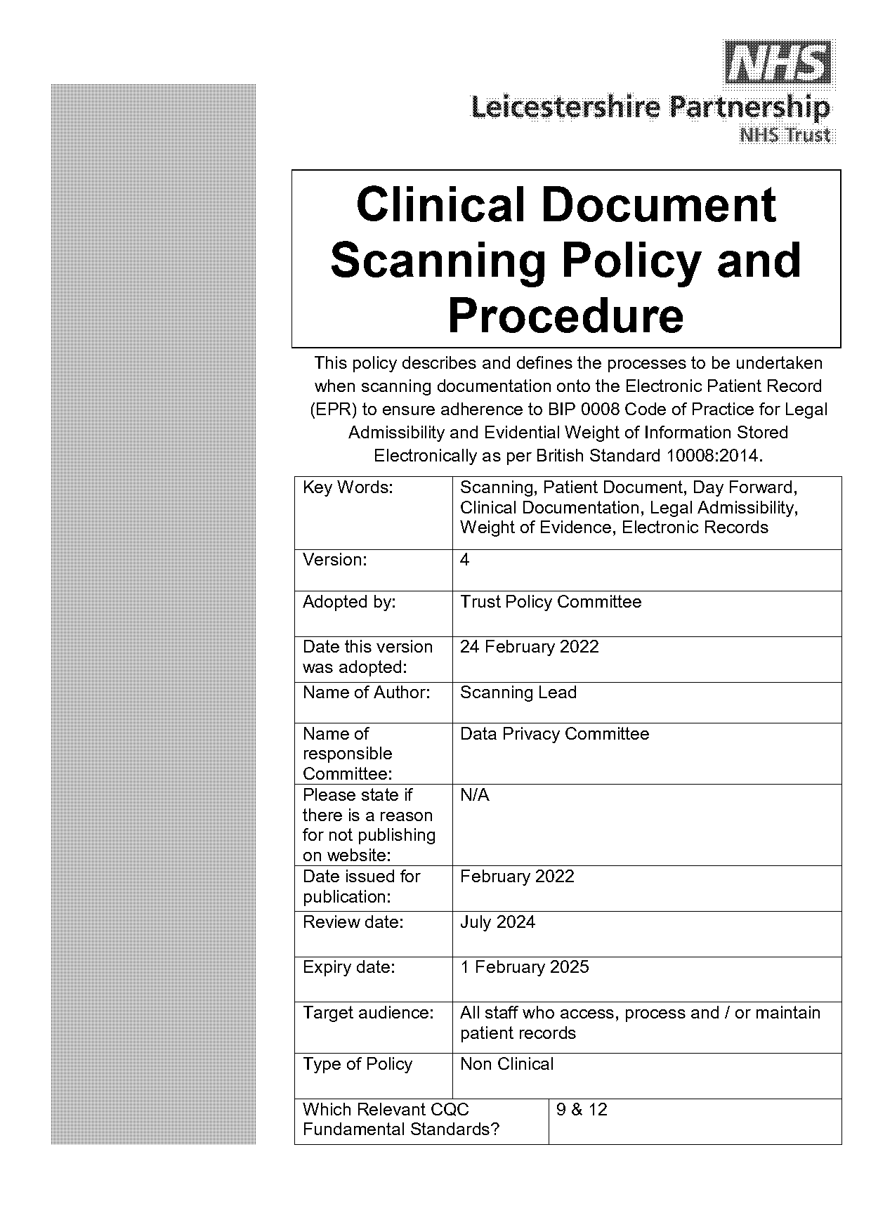 document scanning legal requirements