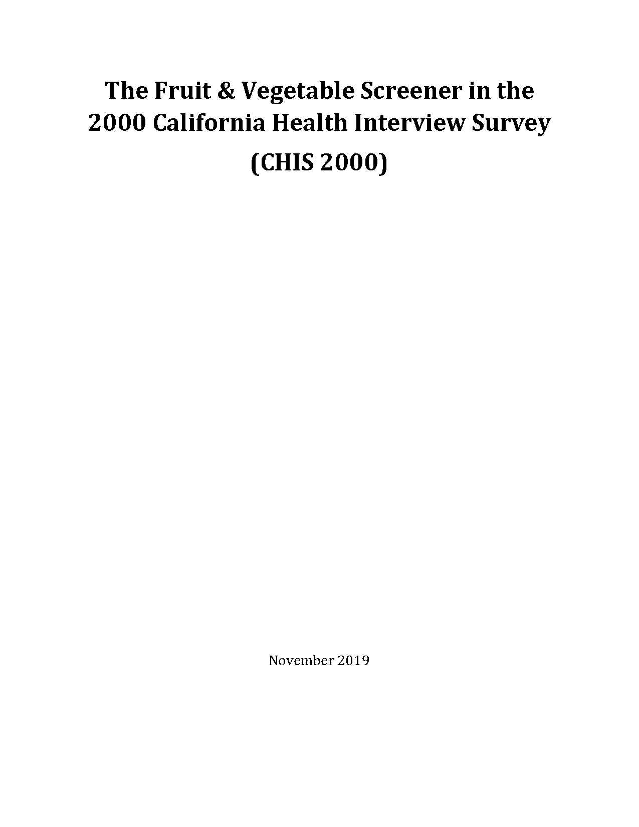 fruit vegetable frequency questionnaire numbers