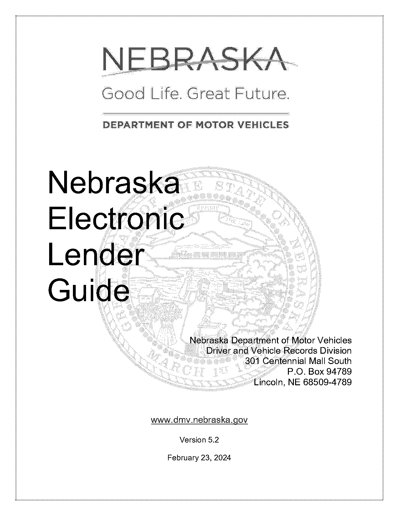 nebraska auto lien search