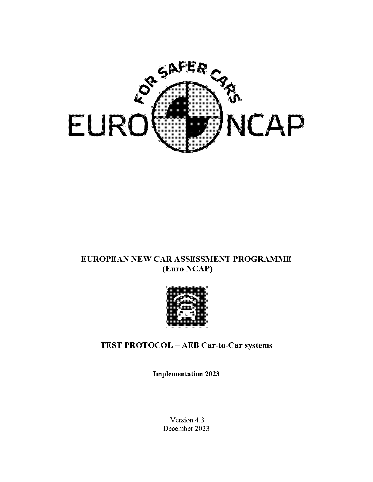 euro ncap aeb pedestrian test protocol