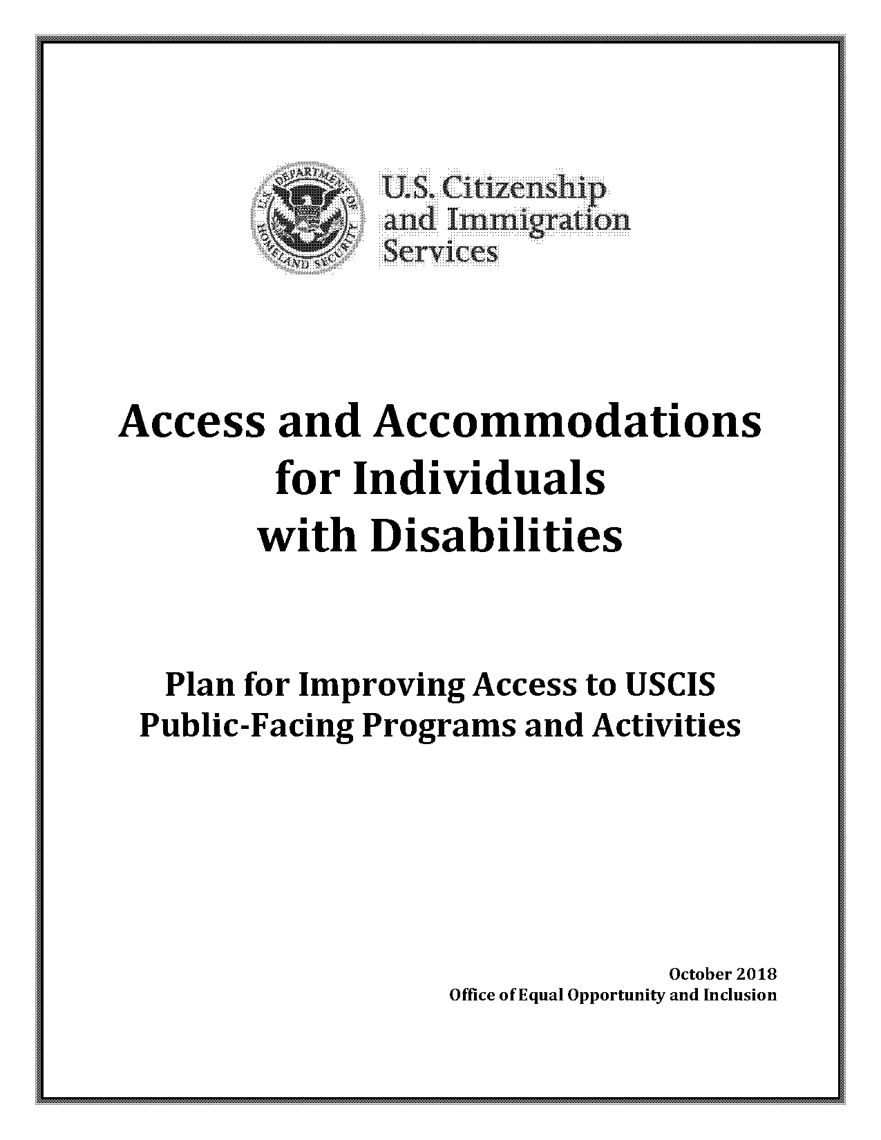 disability access management plan