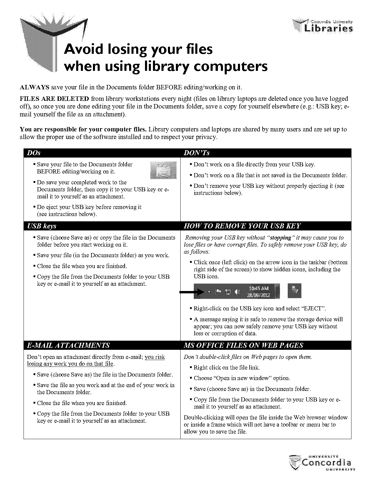 how to save documents on usb