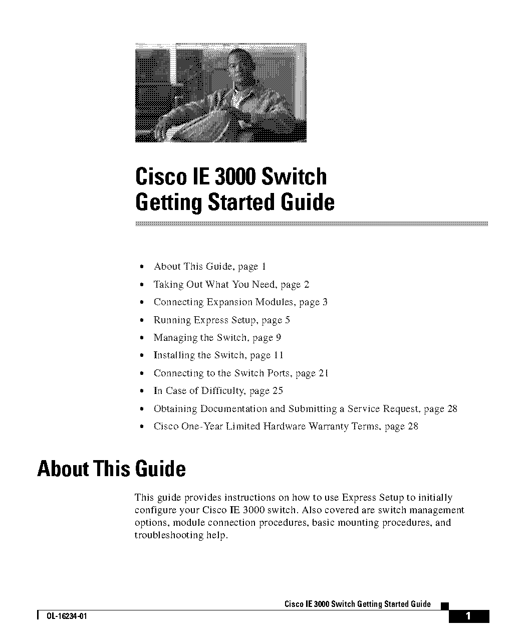 cisco switch initial configuration checklist