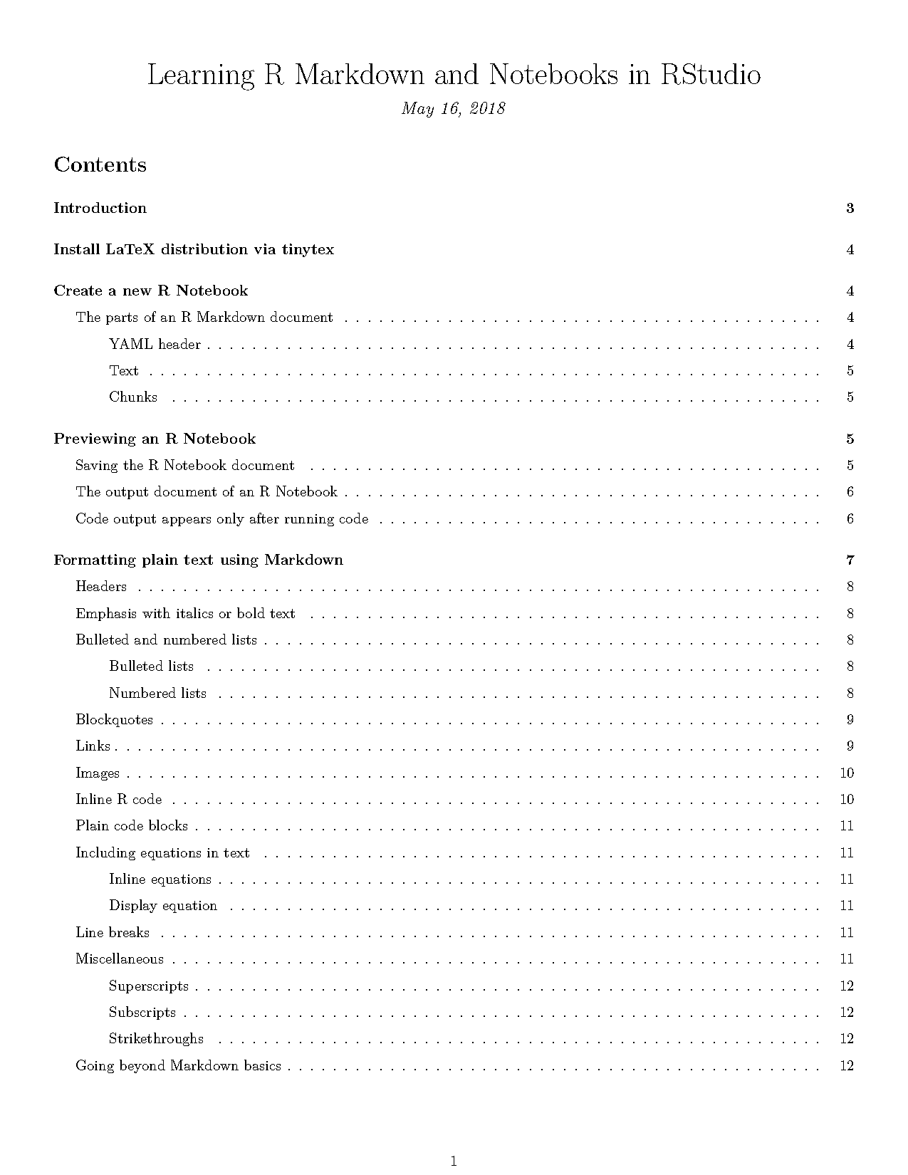 how to make table look good in r markdown