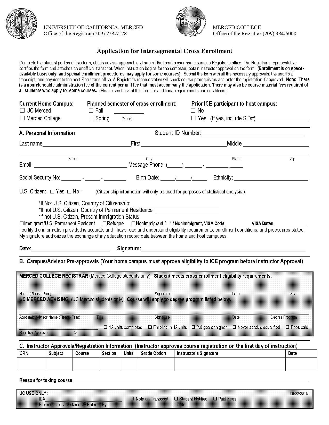 ucm official transcript request form