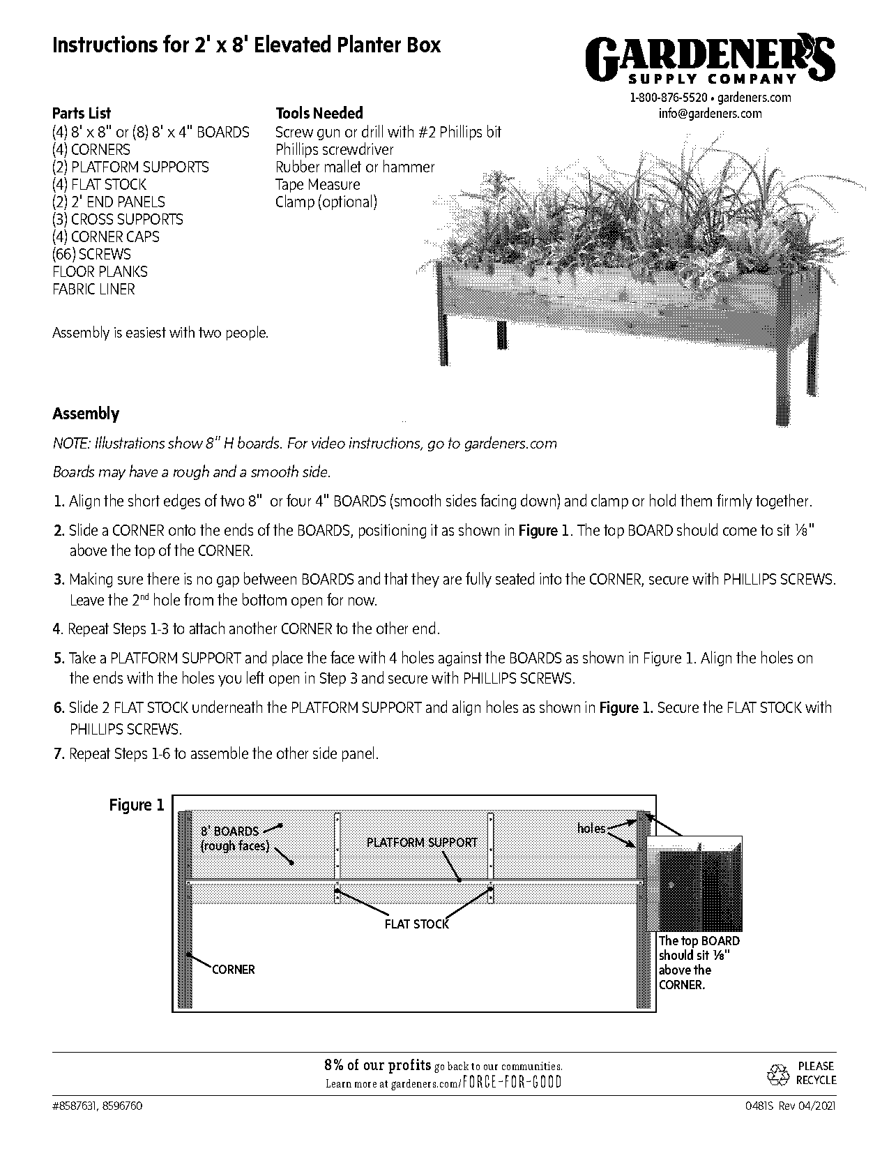 raised flower bed instructions