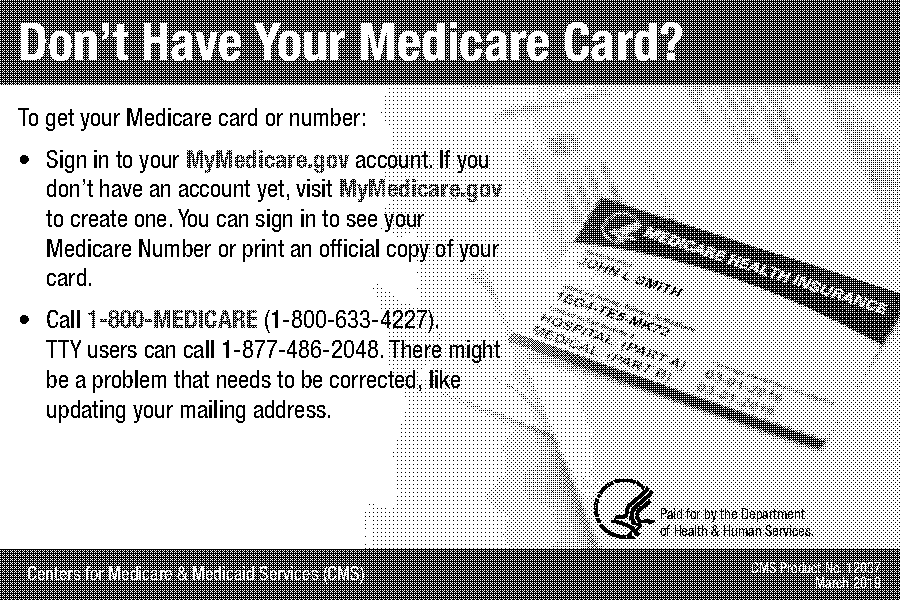 request for new medicare card