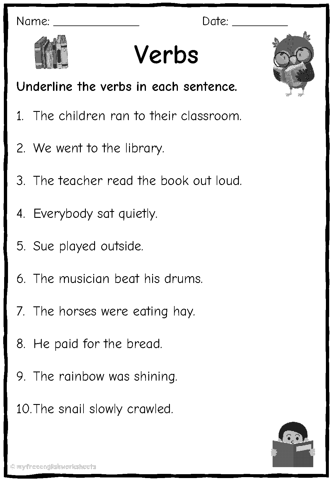 printable english worksheets verb to be