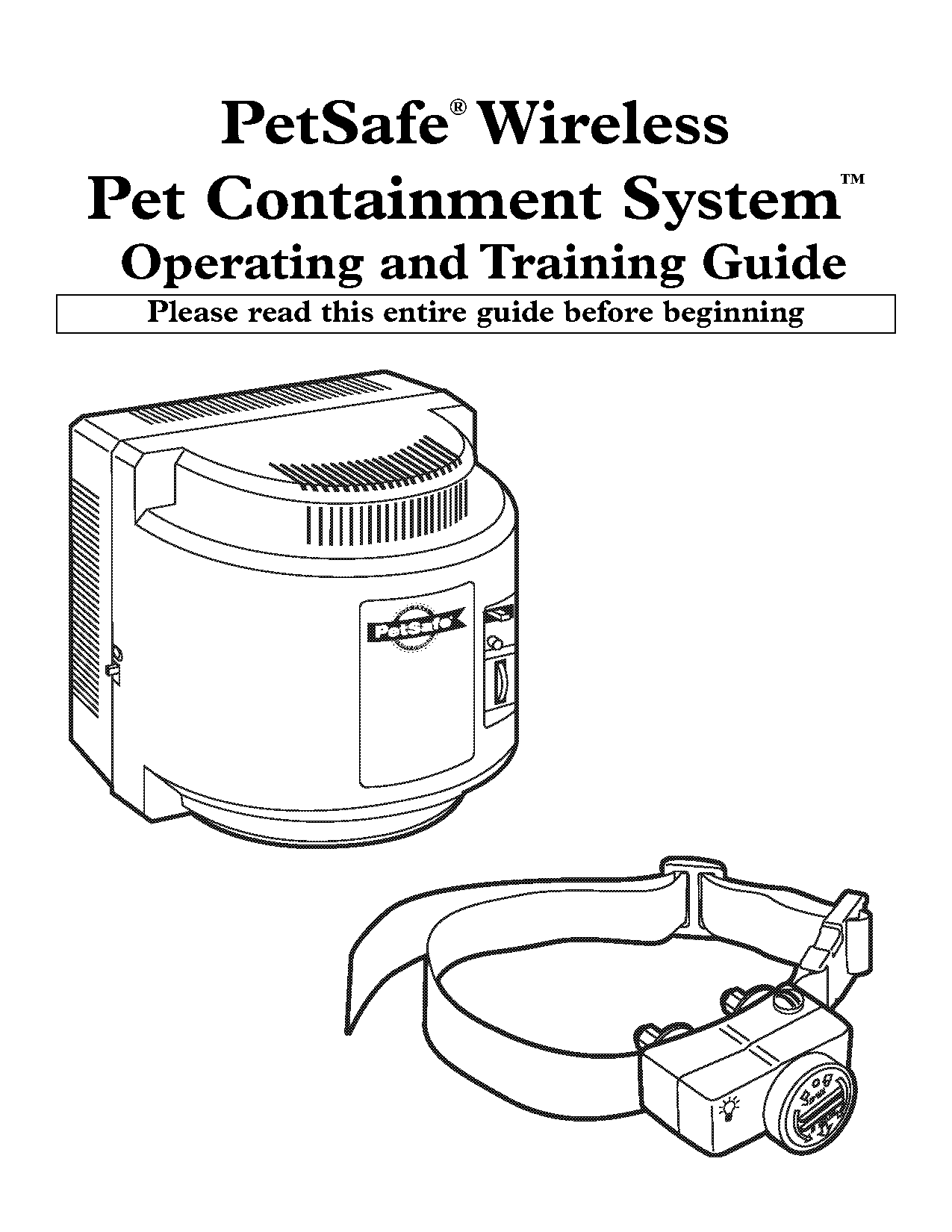 petsafe dog training collar instructions