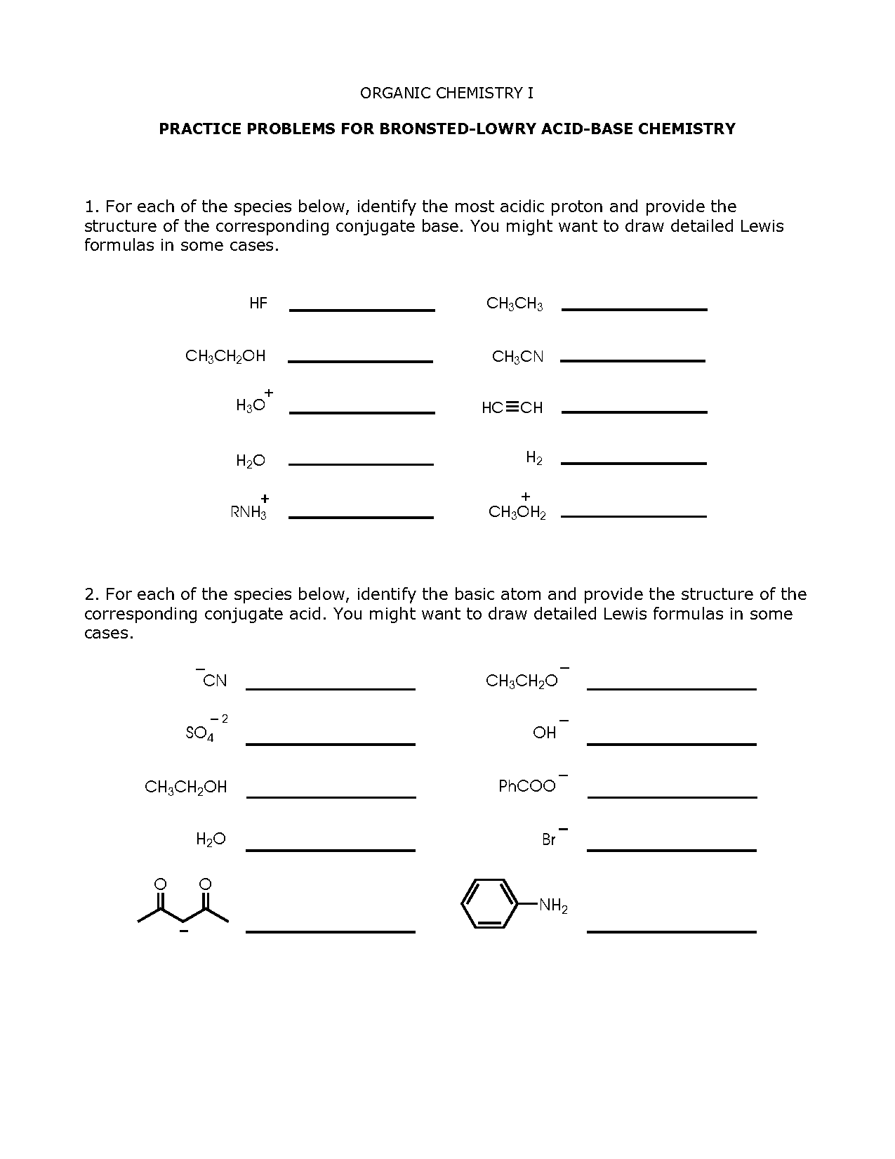 acid base review worksheet answers