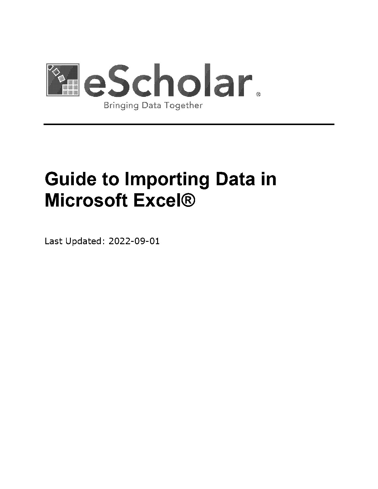 excel data to pdf document